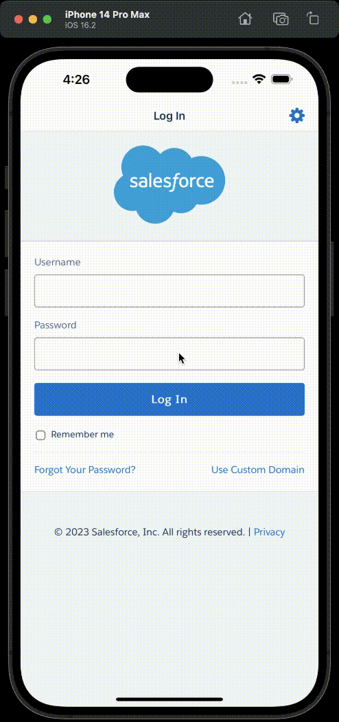 Login using OpenID connect