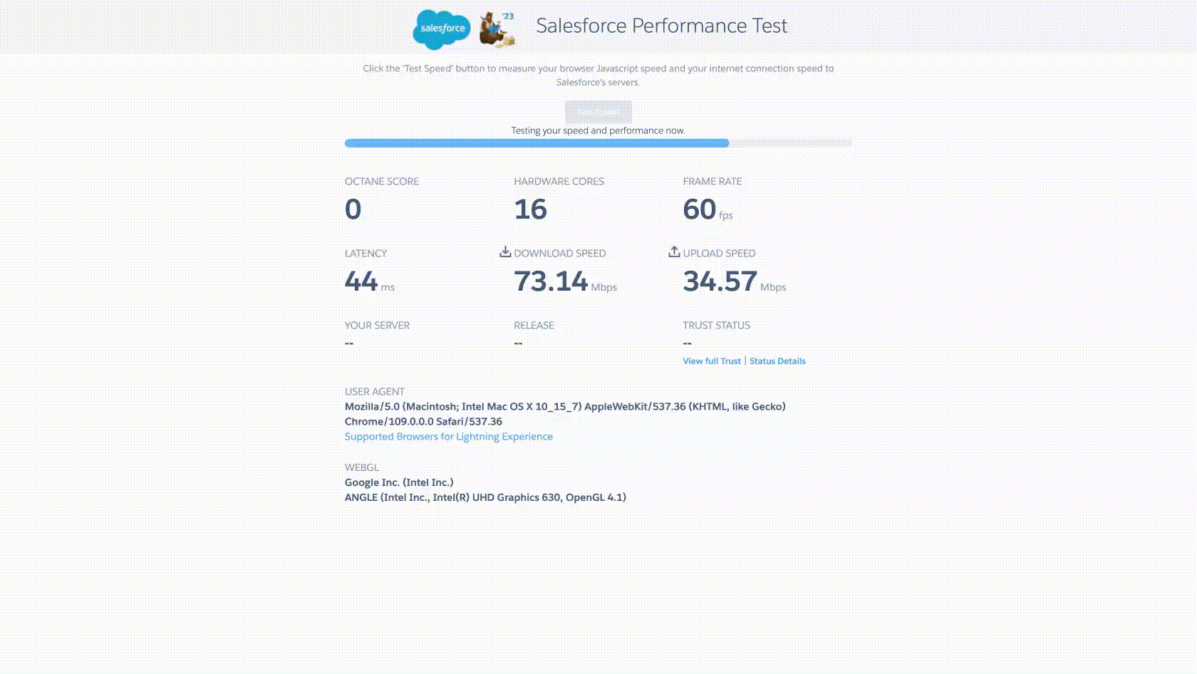 Run Speedtest