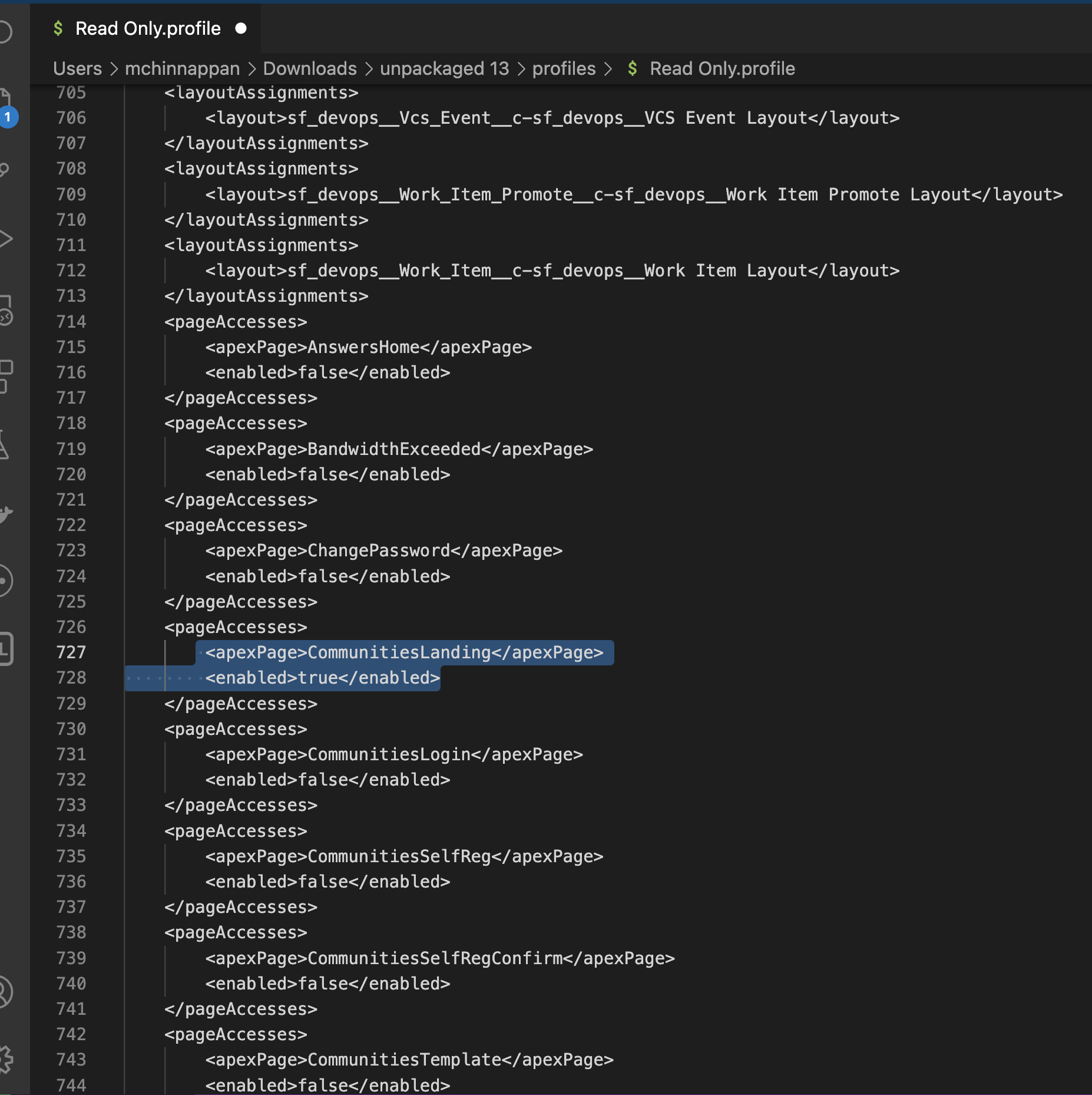whole xml