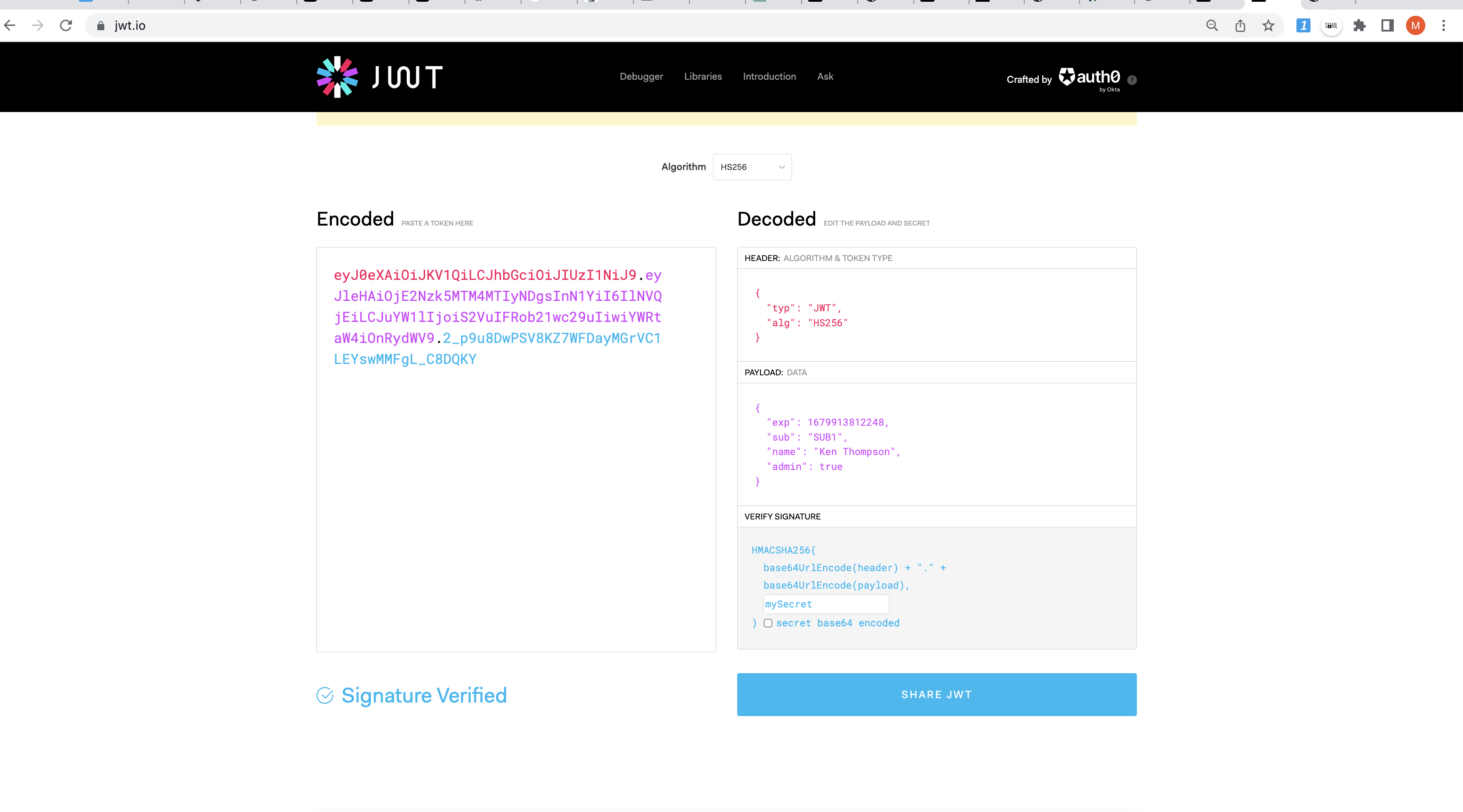jwt checking